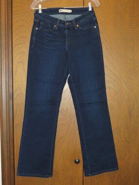 NWOT Levis 529 Curvy Bootcut Jeans Women’s Size 8 Blue Dark Wash